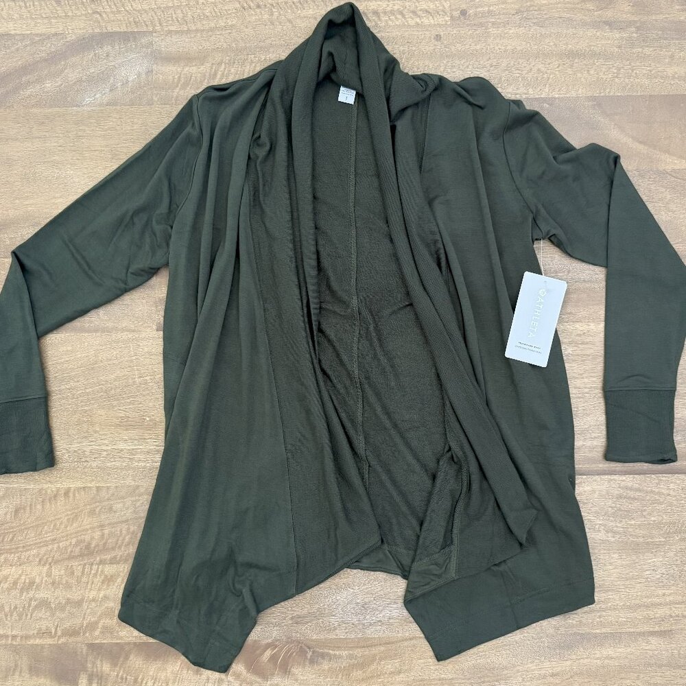 Athleta Pranayama Wrap Cardigan Small Green NWT (Bundle 2+ items for 20% off)